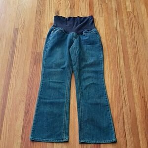 Three Seasons Maternity Dark Blue Flare Jeans